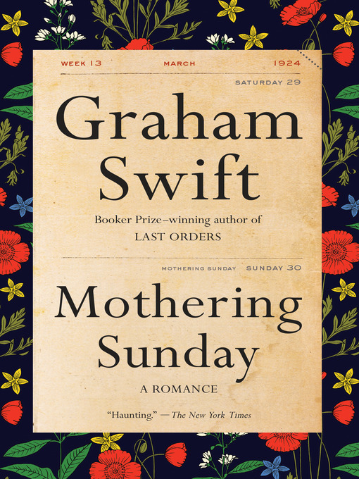 Title details for Mothering Sunday by Graham Swift - Wait list